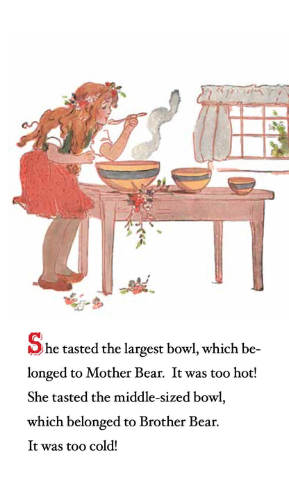 The Three Bears - Children's Shaped Picture Book - Vintage