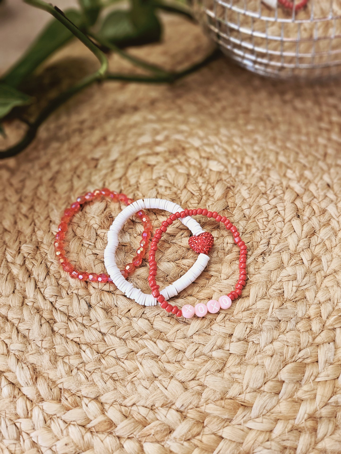 Valentine's Day Bracelet Stack