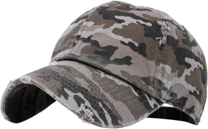 Vintage Distressed Washed Style Baseball Caps