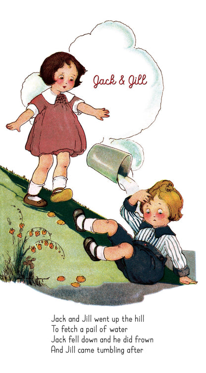 Mother Goose - Children's Shaped Board Book - Vintage