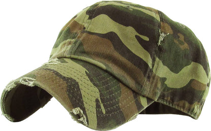Vintage Distressed Washed Style Baseball Caps