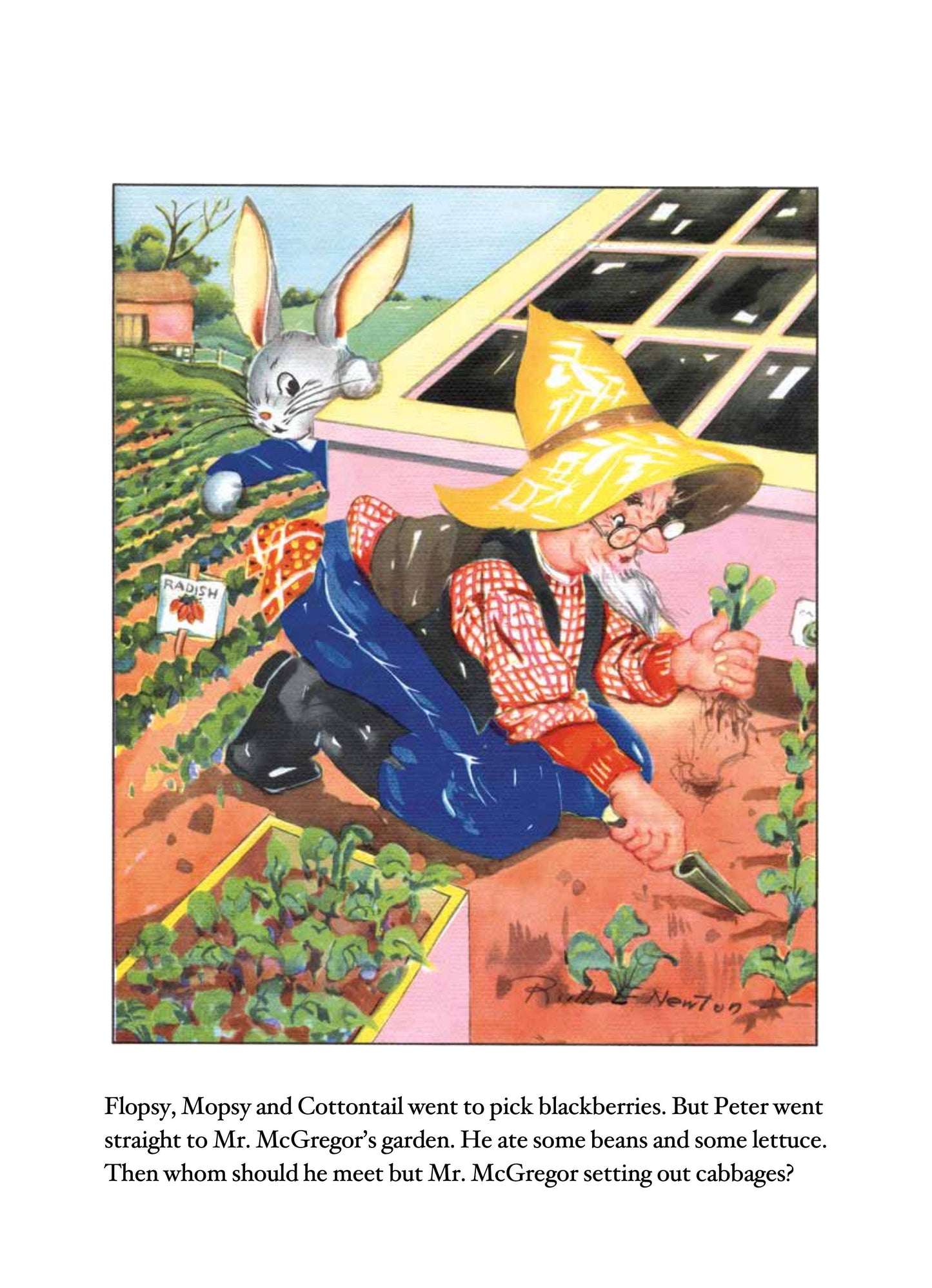 Peter Rabbit -Children's Shaped Board Book - Vintage