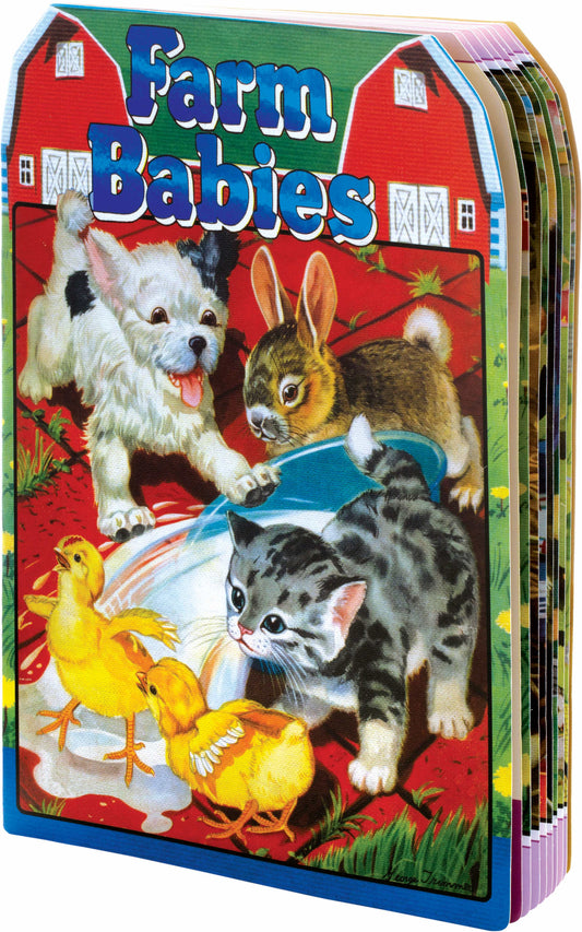 Farm Babies- Children's Shaped Picture Book - Vintage