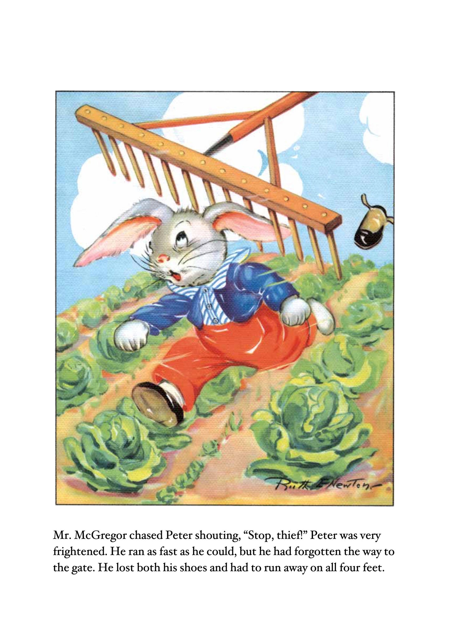Peter Rabbit -Children's Shaped Board Book - Vintage