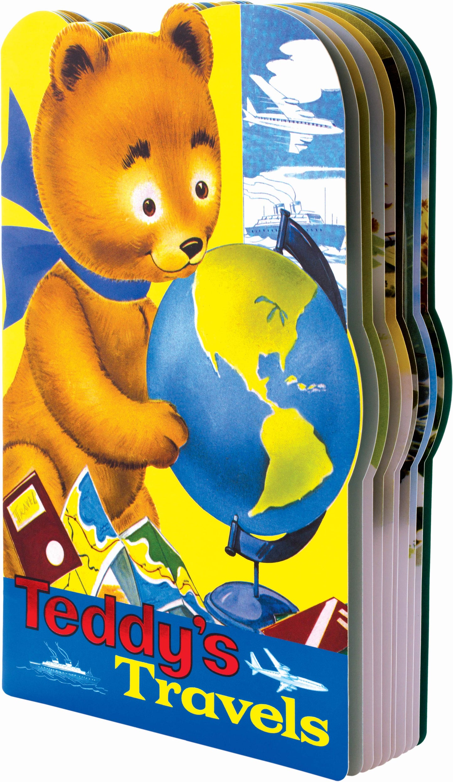Teddy's Travels - Children's Shaped Picture Travel Book
