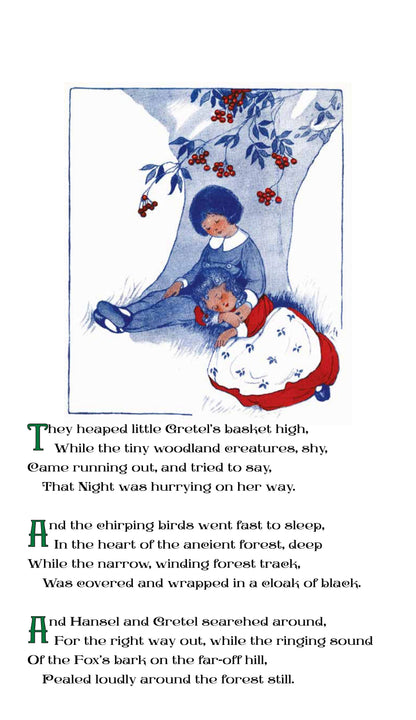 Hansel And Gretel - Children's Shaped Picture Book - Vintage