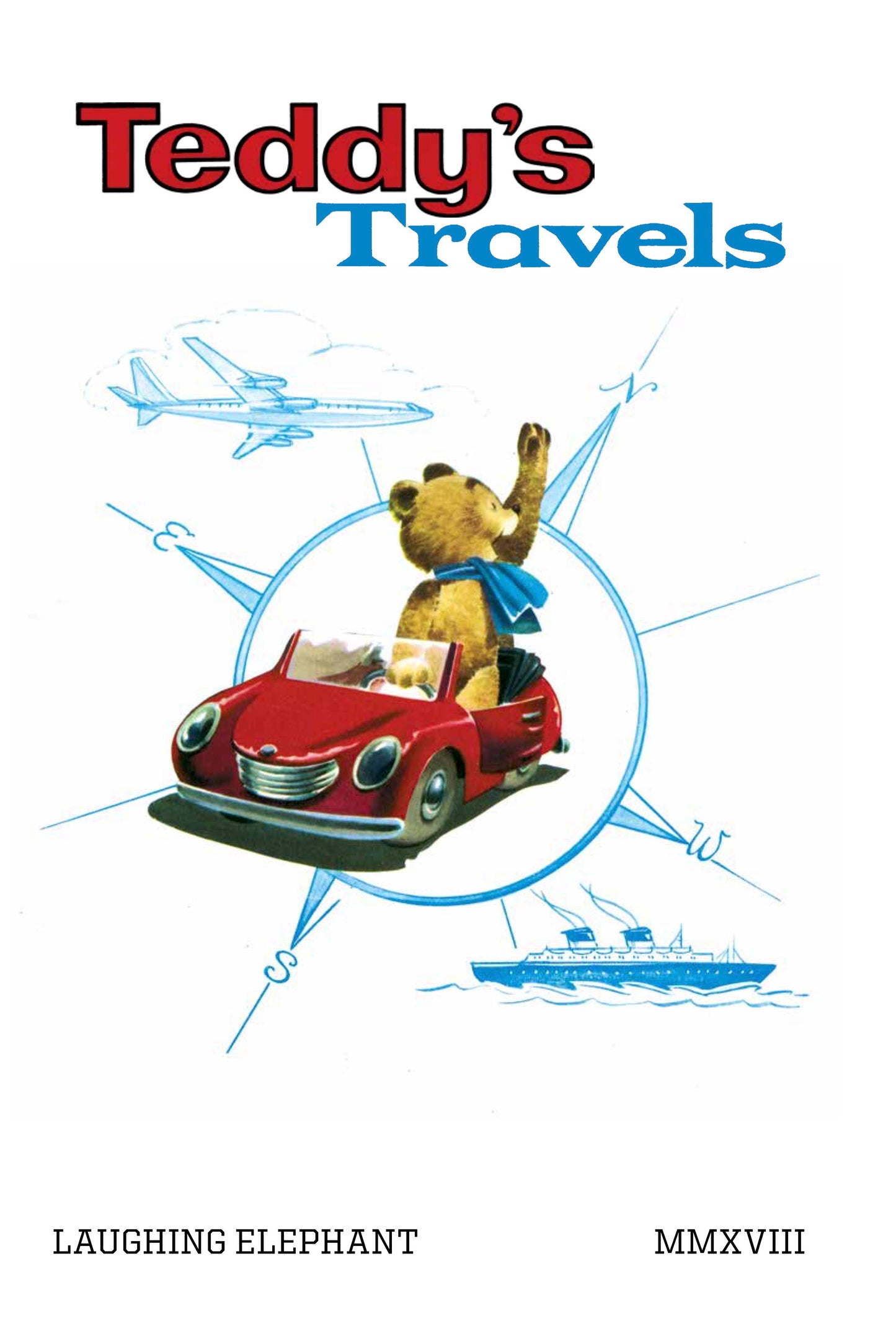 Teddy's Travels - Children's Shaped Picture Travel Book