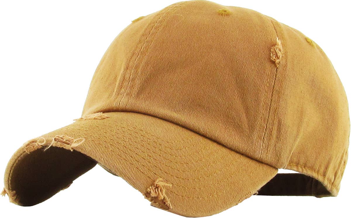 Vintage Distressed Washed Style Baseball Caps