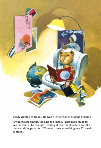 Teddy's Travels - Children's Shaped Picture Travel Book