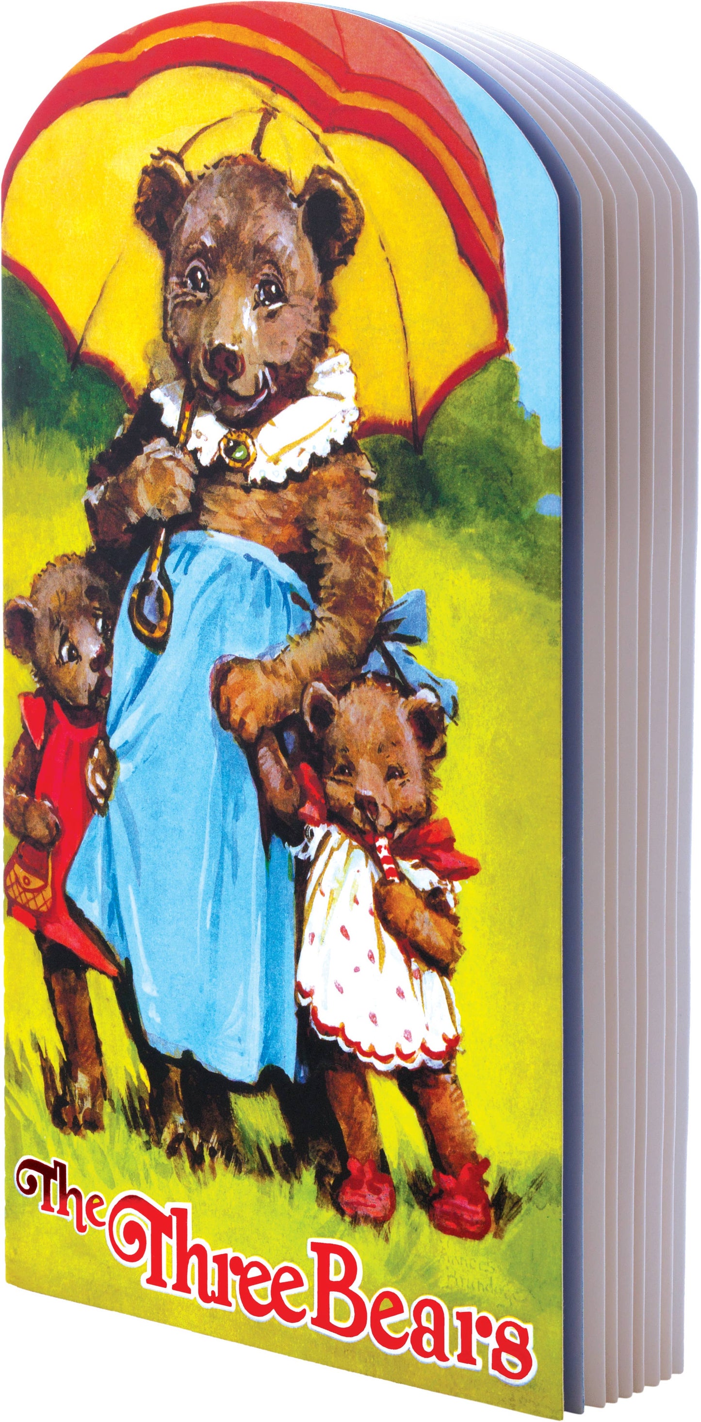 The Three Bears - Children's Shaped Picture Book - Vintage
