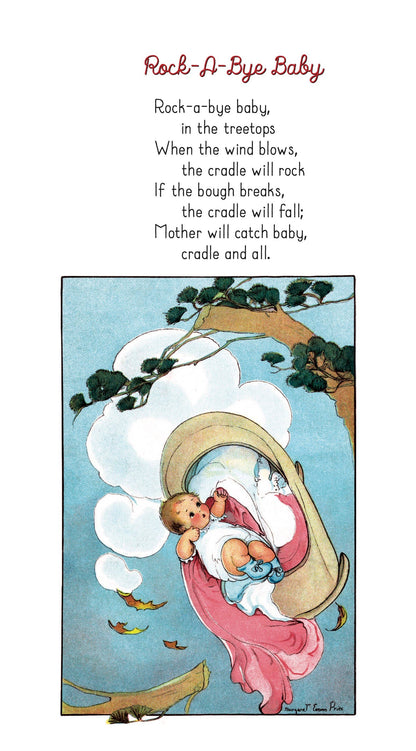 Mother Goose - Children's Shaped Board Book - Vintage
