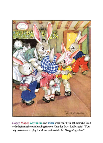 Peter Rabbit -Children's Shaped Board Book - Vintage