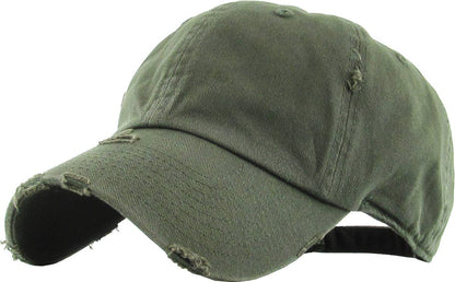 Vintage Distressed Washed Style Baseball Caps